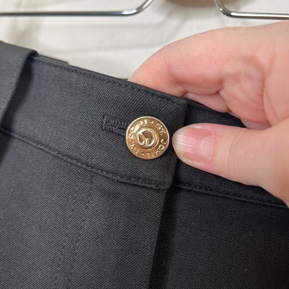 St. John Sport Womens 10 Logo Hardware Stretch Knit Cargo Pants - Picture 7 of 12